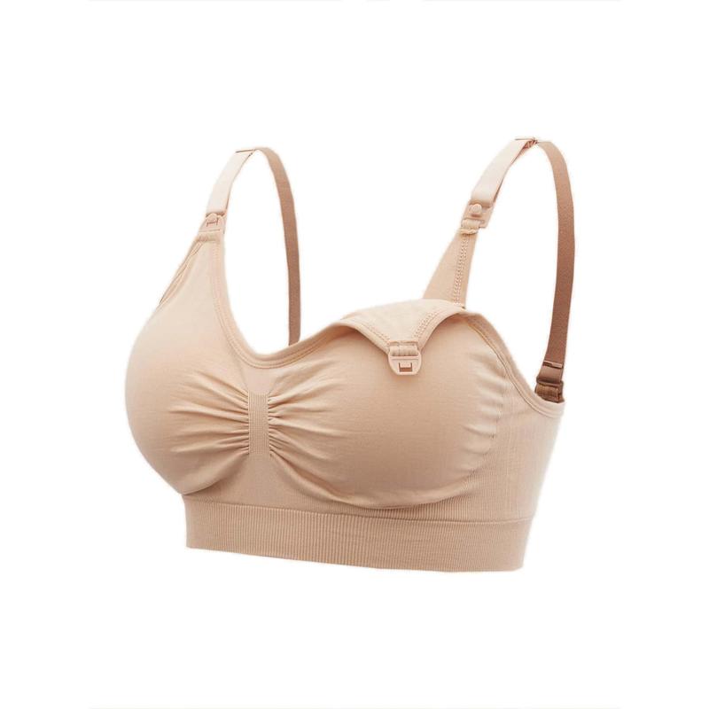 Maternity 5pack Solid Ruched Nursing Bra For Mother 2