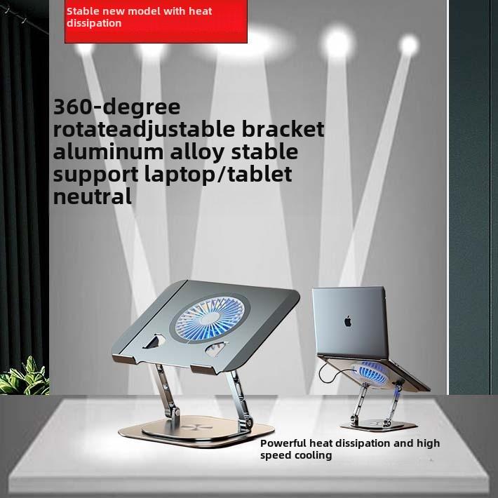 Aluminum Alloy Notebook 360 Degrees Rotating Tablet Computer Stand ...