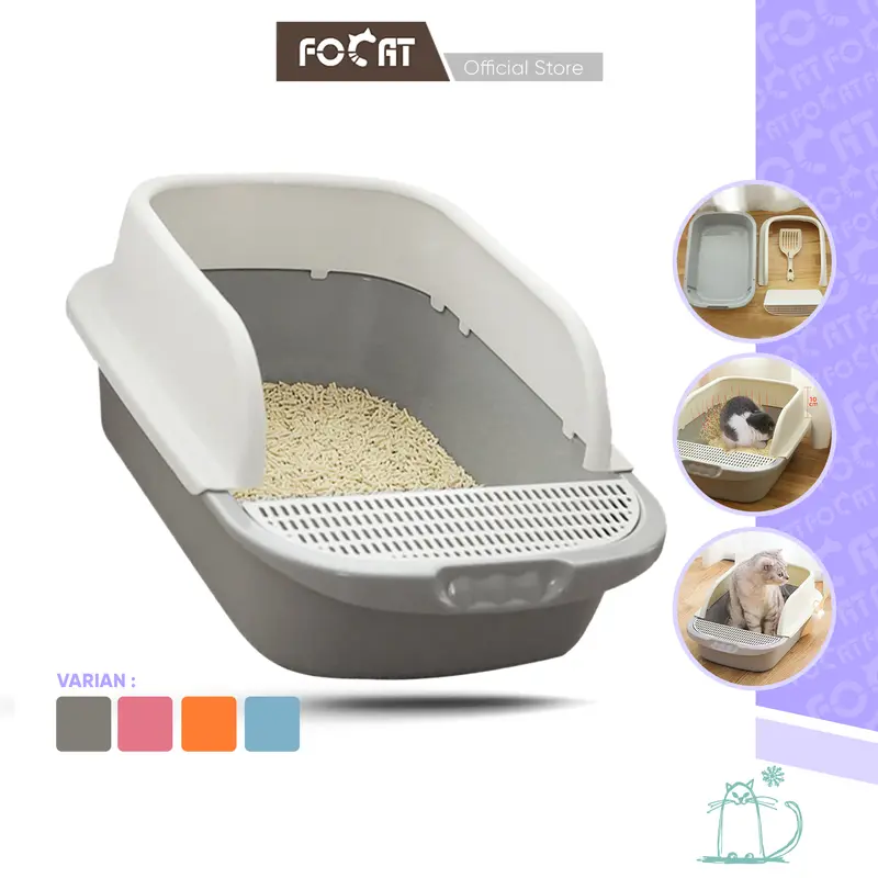 FOCAT Tempat Bak Pasir  Anjing Hewan Peliharaan M06 Tempat Pup Toilet  litter  box box pup 0
