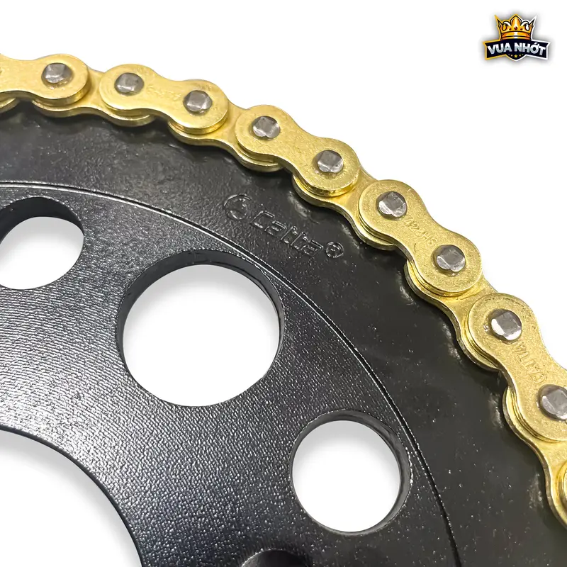 Phụ Tùng Nhông Sên Dĩa Catta Cho Xe WINNER Sên Vàng 10 Li 428H Thép Carbon Gia Nhiệt Nhiều Tầng 8