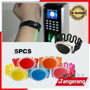 Gelang RFID 125KHz 13.56Mhz Bracelet Silicone Tag Proximity Card 13,56Mhz Wristband