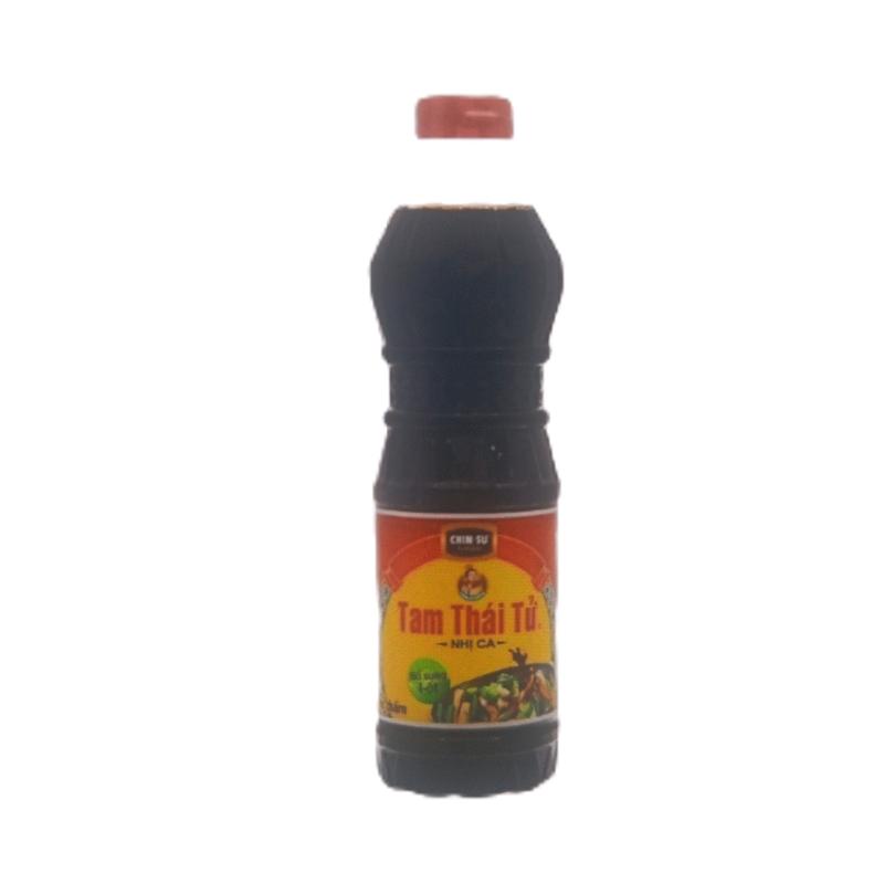 Nước tương chin su Tam Thái tử nhị ca chai 500ml Nước Sốt Gia Vị