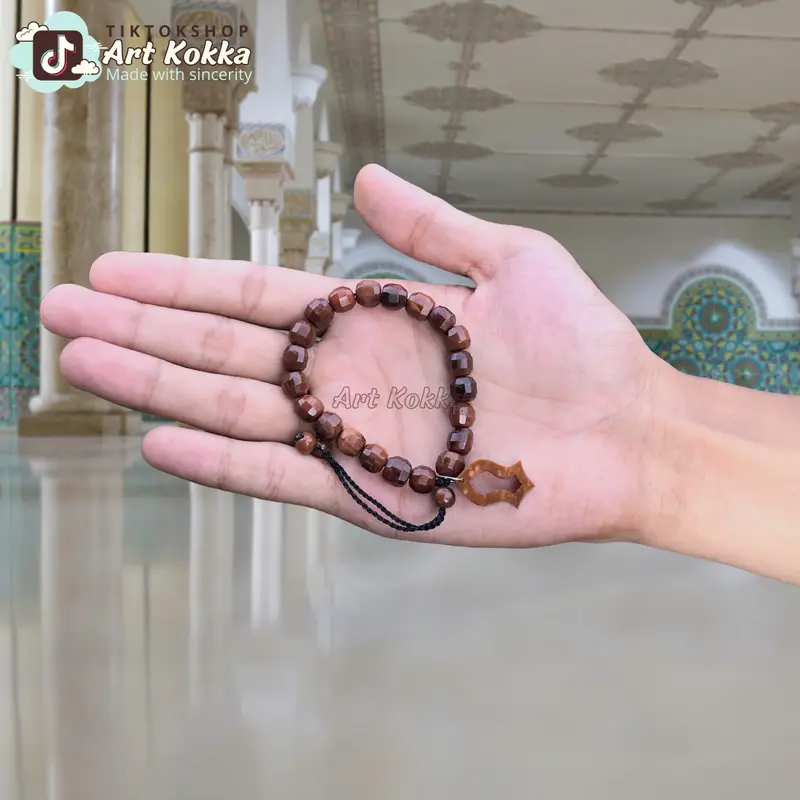 Gelang Koka Crystal Terompah Cutting Free Box Aesthtic Kaokah Kating Kokka amethyst 6