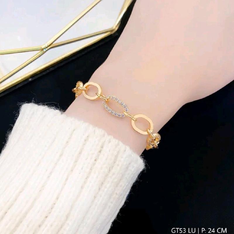 gelang tangan wanita terlaris import High Premium Quality Aksesoris Berlian 5