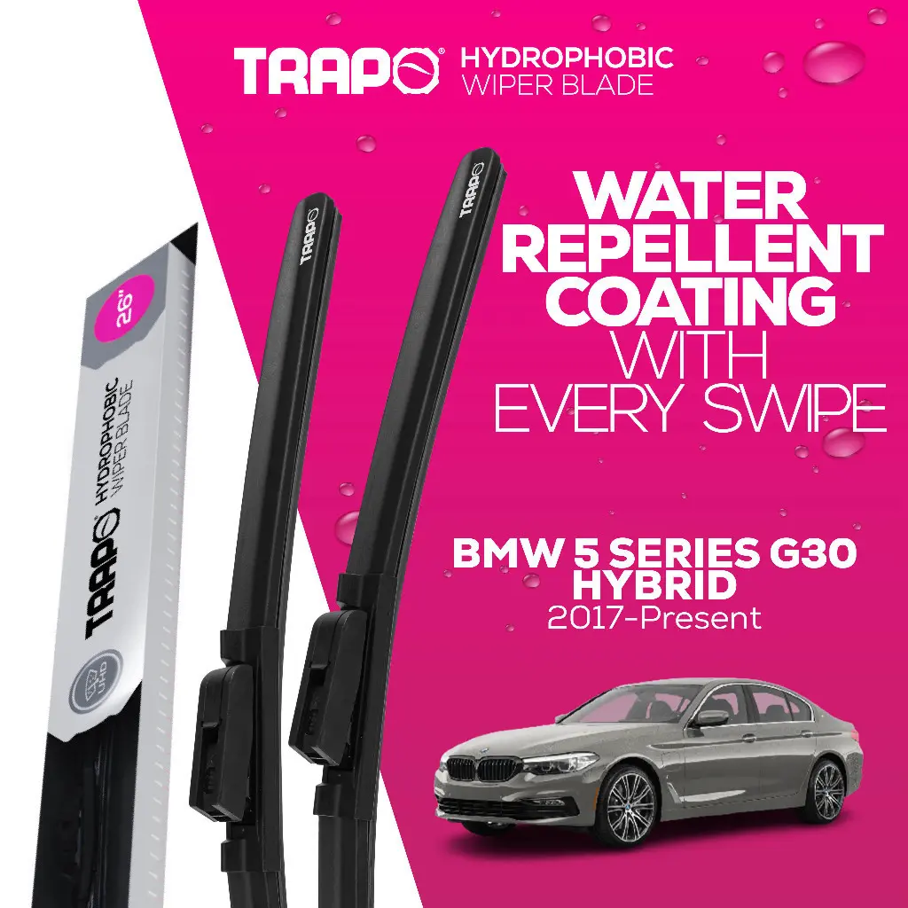 Trapo Hydrophobic Car Wiper Blade BMW 5 Series G30 hybrid (2017-Present)
