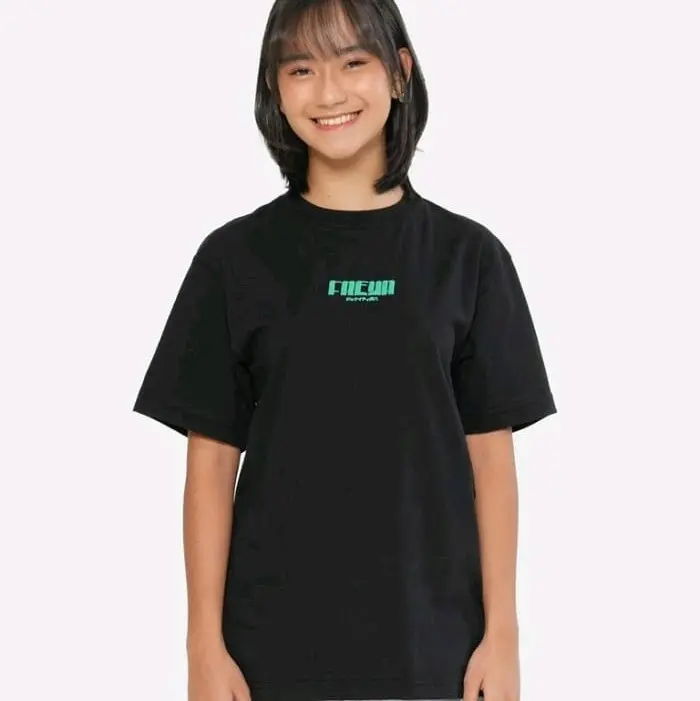 Kaos Baju Tshirt Jkt48 T-Shirt Basic Series Freya Jkt48 Black