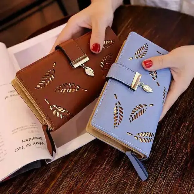 DOMPET LETISHA PANJANG DAUN EMAS DOMPET WANITA Dompet Panjang Kartu Uang 0