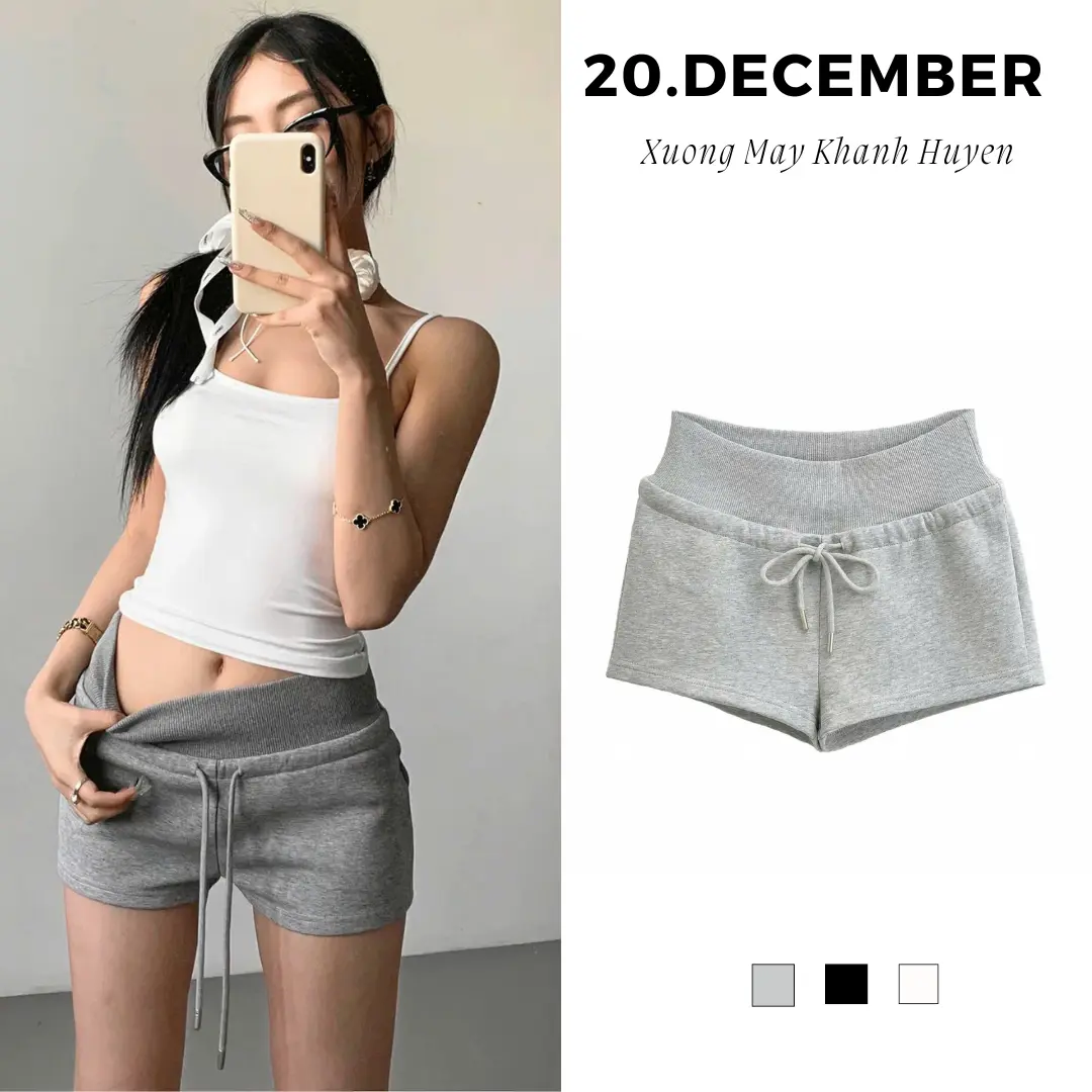 [DEAL MỞ BÁN- MẪU MỚI] Quần Short Nữ Bản Cạp To Ôm Eo Chất Liệu Nỉ 2DA