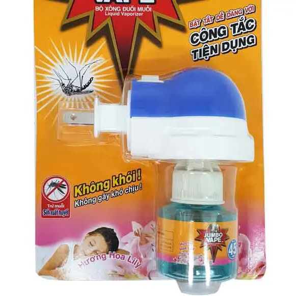 Bộ xông tinh dầu đuôi muỗi Jumbo