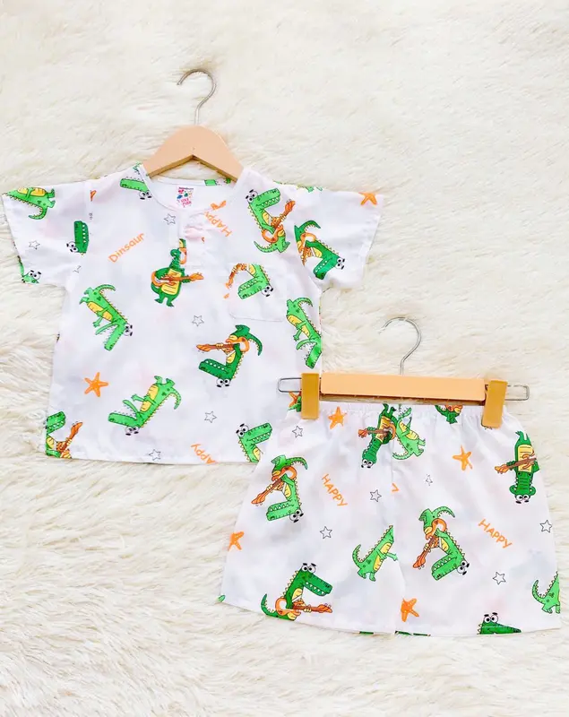 [COMBO 5] Đồ Bộ Tay Ngắn, Quần Ngắn Dành Cho Bé Trai Hoạt Hình (Size 3 - Size 12) Vải Co Giãn, Chất Vải Mịn Đẹp - BT1 4