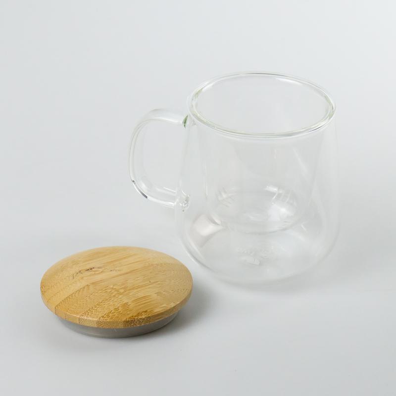 COD One Two Cups Gelas Kaca Infuser Tea 320ml 420ml Tempat Penyeduhan 3