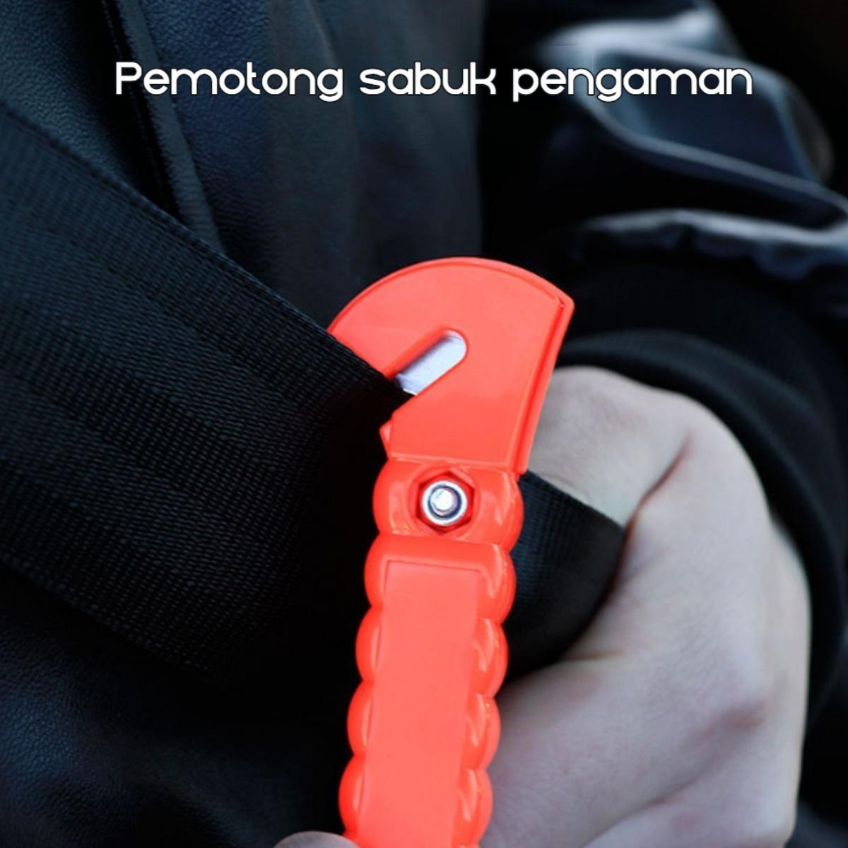 Palu Darurat Mobil 2 in 1 - Pemecah Kaca & Pemisah Sabuk Pengaman, Alat Keselamatan Portable untuk Keadaan Darurat, Emergency Hammer, Pemotong Sabuk Pengaman, Alat Survival Mobil, Aksesori Mobil Praktis, Berat 200g, Model XYZ Palu Darurat Mobil 2 in 1 - Pemecah Kaca & Pemisah Sabuk Pengaman, Alat Keselamatan Portable untuk Keadaan Darurat, Emergency Hammer, Pemotong Sabuk Pengaman, Alat Survival Mobil, Aksesori Mobil Praktis, Berat 200g, Model XYZ