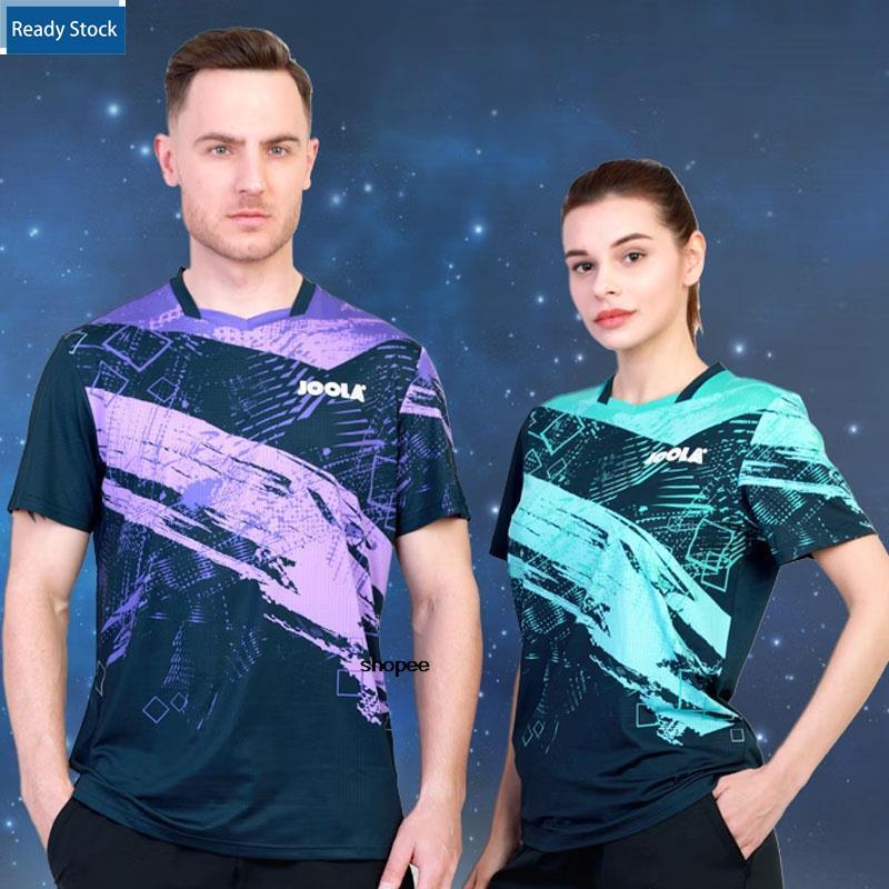 Áo Thi Đấu Bàn Tennis, JOOLA, Áo Thun Thể Thao Thoải Mái, Thoáng Khí, ngắn Tay, Thích Hợp Cho Các Môn Thể Thao Ngoài Trời / Trong Nhà, Lý Tưởng Cho Bóng Bàn, Cầu Lông Và Chạy Bộ 2