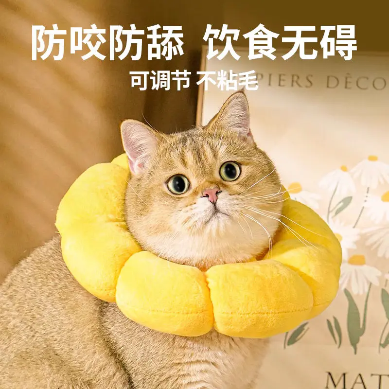 [3759 Positive Reviews] Elizabethan Cat for Neutering, Anti-Licking, Flea Removal, British Shorthair Cat Collar, Neck, Headgear, Dog Pet Supplies