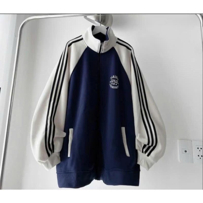 Áo khoác nam nữ cổ trụ chất nỉ ngoại chữ Nâri 3 sao phối nhiều màu form rộng đẹp hottrend 2024