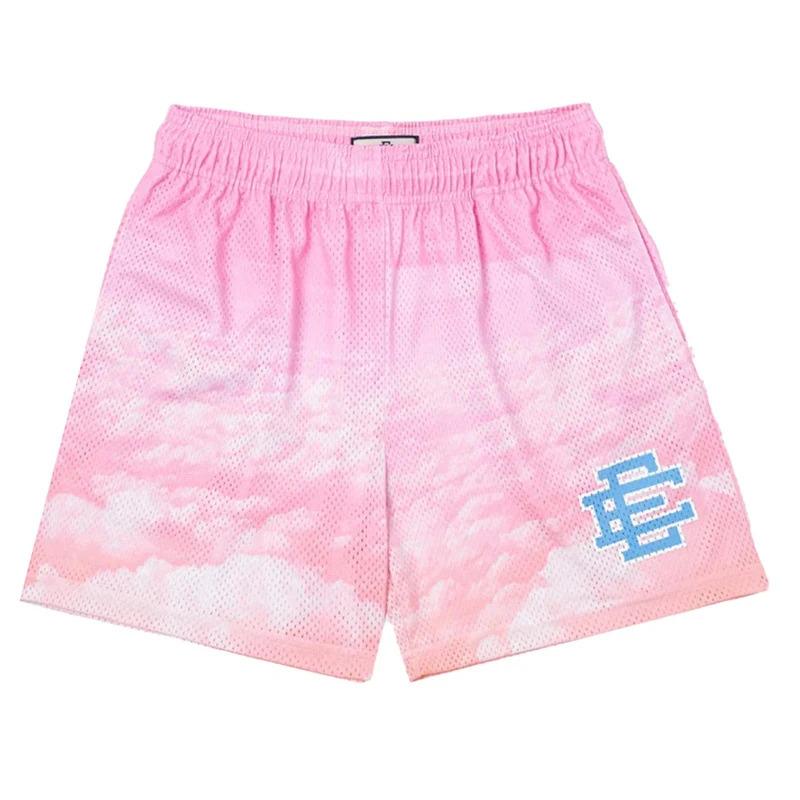 Product Introduction of *2024 New Summer Eric Emanuel EE Basic Mesh Short Classic Floral Printed Gym Shorts Men's Gym Basketball Sports Beach Shorts 6