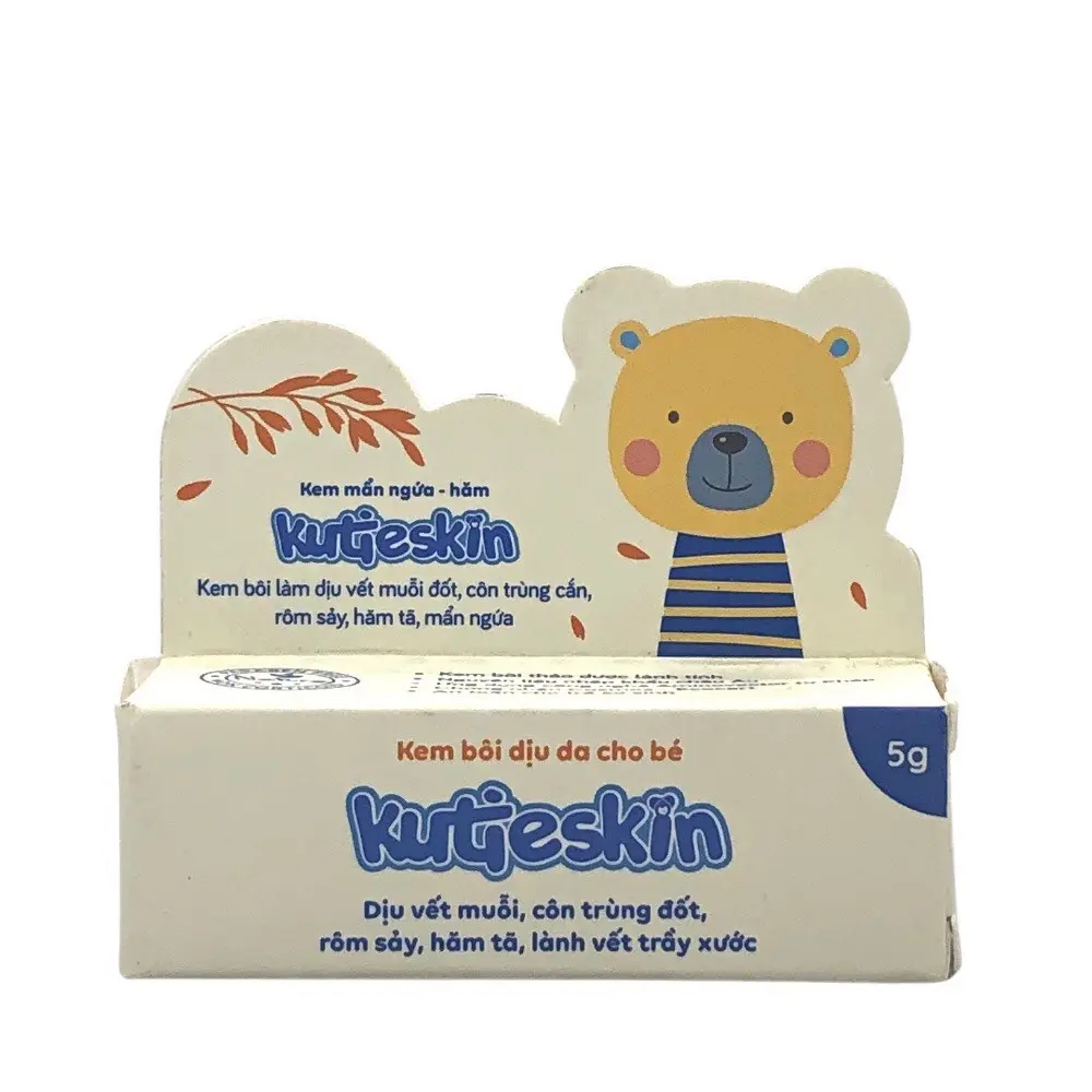 Kem bôi dịu da cho bé Kutieskin lành tính, giảm mẩn ngáy, rôm sảy - Tuýp 5gr