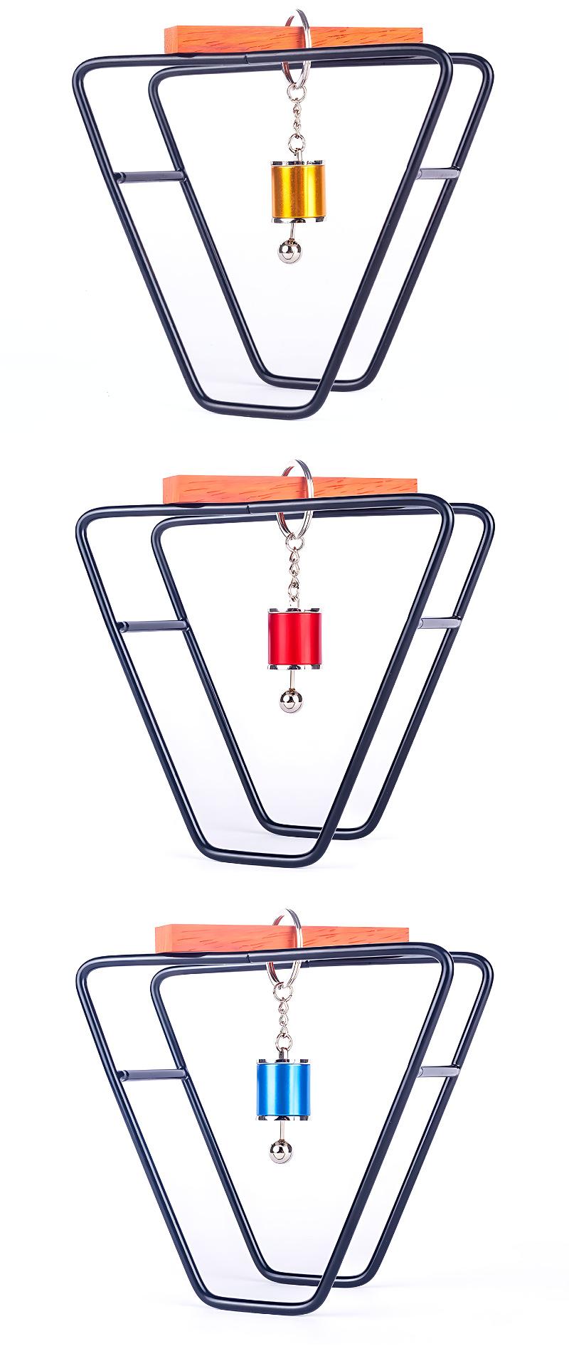 Product Introduction of Car Hanging Gear Keychain, Metal Manual Six-Gear, Movable Shift, Key Pendants 9