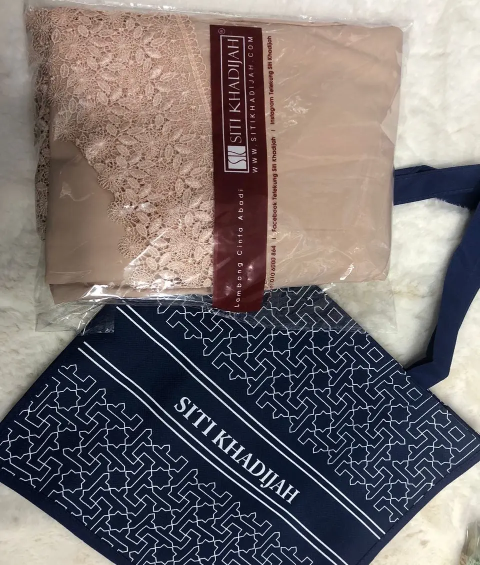 TELEKUNG COTTON SINGLE LACE (+) LYCRA SIGLE LACE HADIAH FREE BAG
