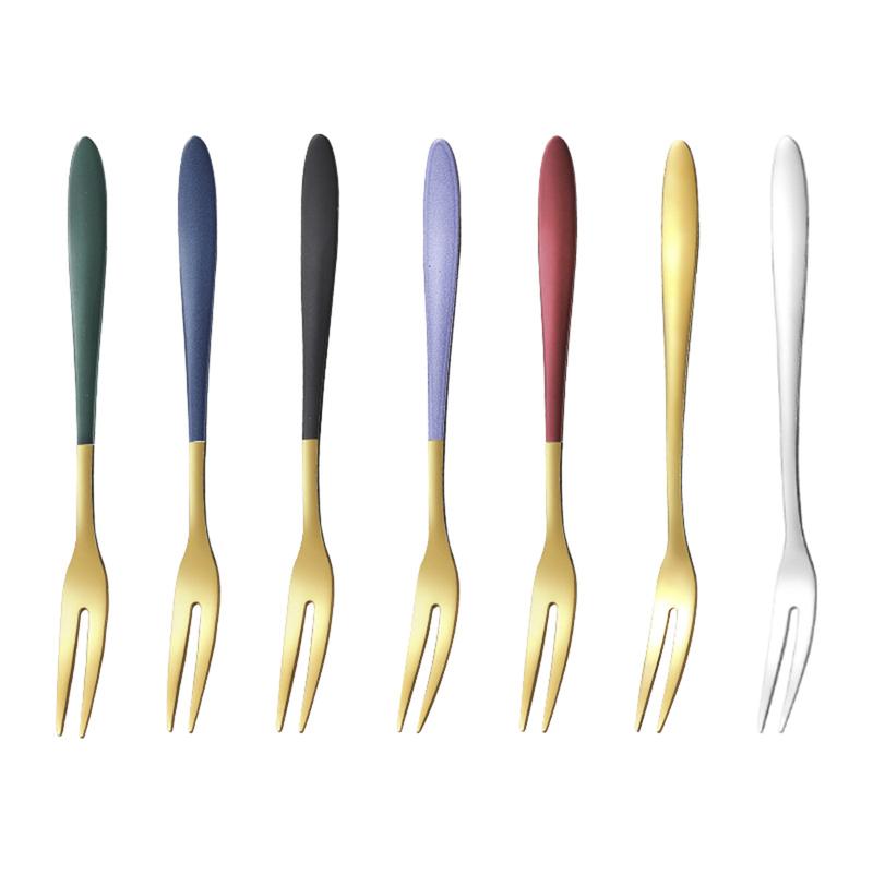 Product Introduction of Fruit Fork Stainless Steel 304   Household Thickened  Moon Cake Knife Fork   Cake Watermelon Fork  Dessert Fork Cutlery Tableware 6