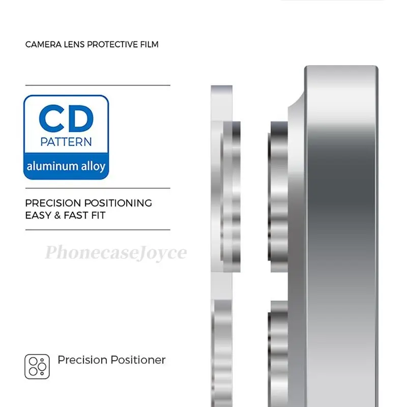 Phim Bảo Vệ Camera, Dành Cho Ốp Ống Kính HD, Ốp Bảo Vệ Nhẫn Kim Loại, Kính Cường Lực, Chống Trầy Xước, Thích Hợp Cho Ốp Lưng OPPO Reno12 Pro, Reno 12 Và 12Pro 5G, Phim Bảo Vệ, 2024 4