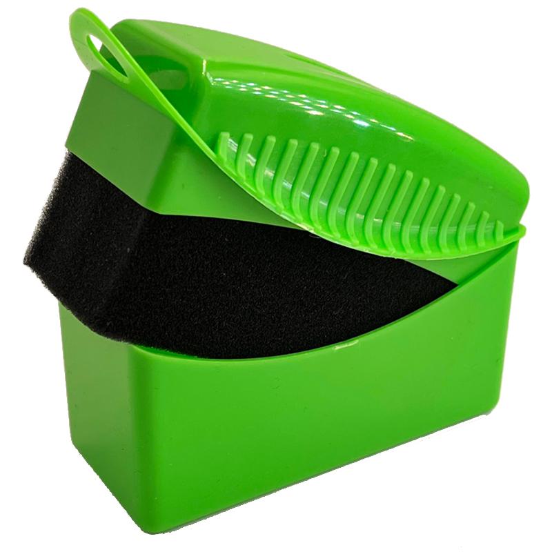 Product Introduction of Car Wheel Polishing Waxing Sponge Washing Cleaning Tire Contour Brush With Cover ABS Dressing Applicator Pads Detail Accessories 17