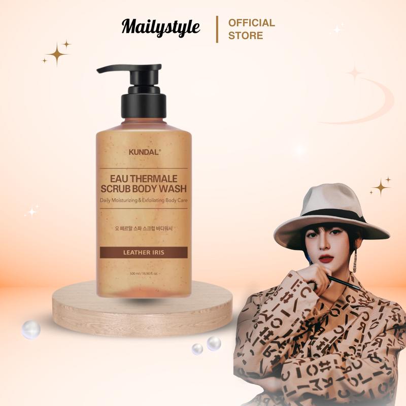 A80_ DATE T10 2026 Sữa tắm kiêm tẩy da chết body Kundal Eau Thermale Scrub body Wash chăm sóc body Women Nữ