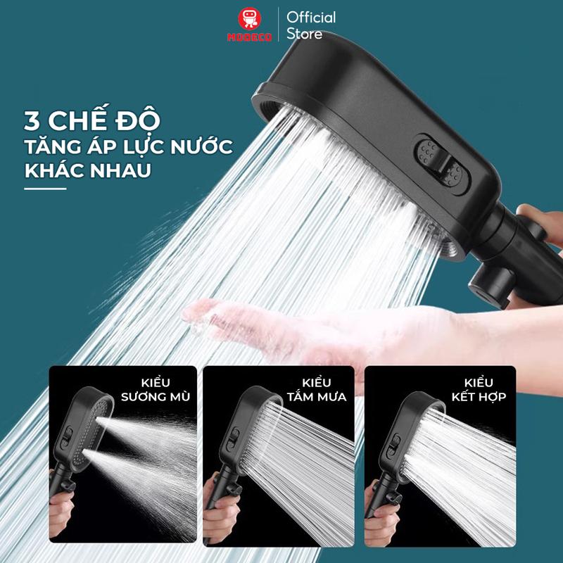 Product Introduction of Vòi Sen Tăng Áp Cao Cấp Modeco - Vòi Tăng Áp Mạnh 3 Chế Độ Tùy Chỉnh, Có Lõi Lọc Nước An Toàn Cho Da, Hàng Loại 1 40