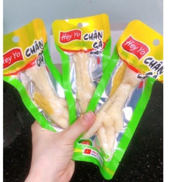 Combo 10 Chân gà cay Nhất Tâm Hey Yo ( date mới)