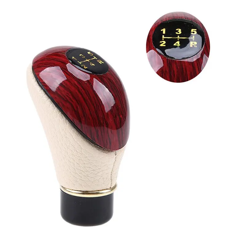 Núm Cần Số Da Ô Tô Thủ Công Cần Sang Số Tay Cầm Cần Sang Số 5 Tốc Độ, < SGDF MỚI > 7
