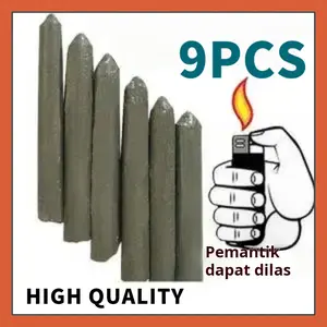 9PCS Batang Las PATRI ALUMINIUM TAMBAL PANCI Bakar Suhu Rendah Stik Lilin Solder Suhu Rendah Kawat