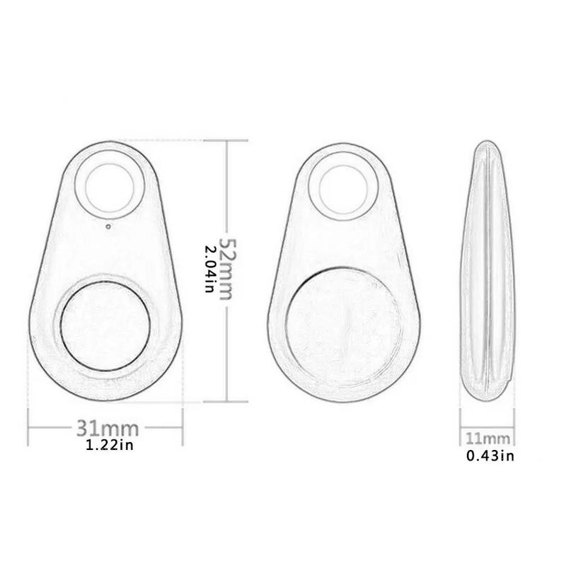 Product Introduction of Mini Fashion Smart Dog Pets Bluetooth 4.0 GPS Tracker Anti-lost Alarm Tag Wireless Child Bag Wallet Key Finder Locator 34