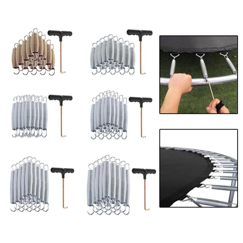 15Pcs Trampoline Springs Replacement Weather Resistant with Spring Hook 4