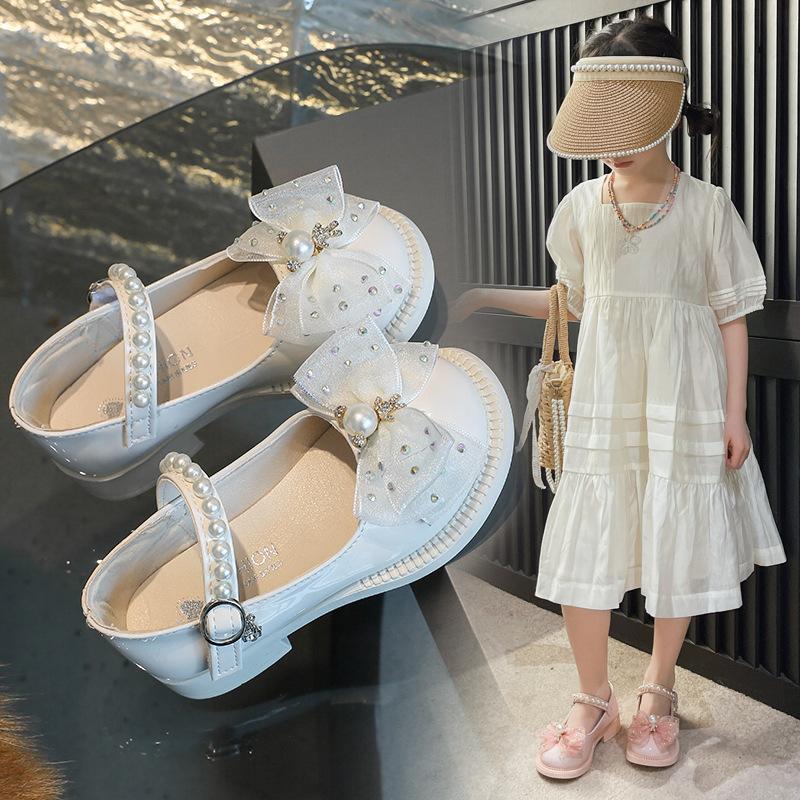 [GG35] Giay Búp Bê Nơ Gấu Kim Tuyến - Dành Cho Bé Gái - Phong Cách Hàn Quốc, Tiểu Thư - Size Từ 26 Đến 36 - Thời Trang Trẻ Em KIDS 2