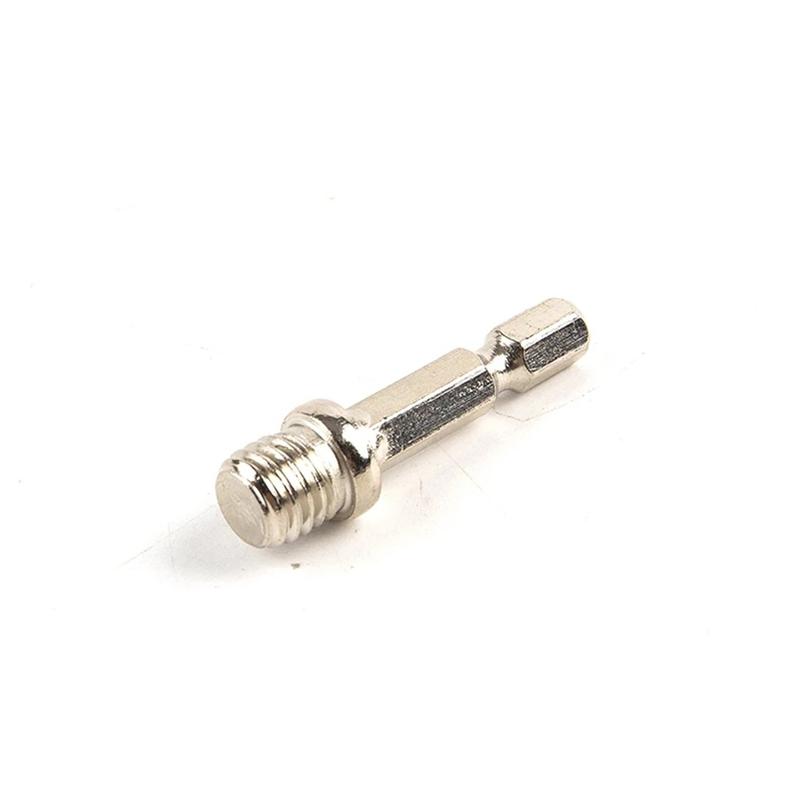 1PC 1/4 Hexagon Connecting Rod Adapter Drill Chuck M10 Polishing Disc Connection 0
