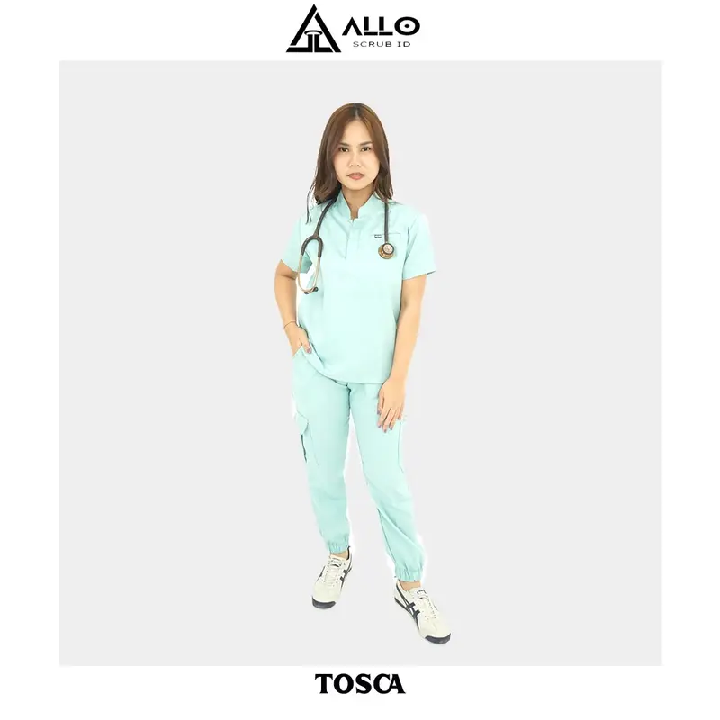 [SCRUB NEO] Alloscrub/Allo scrub/Scrub Dokter / Baju Jaga Dokter / Baju OK / Baju Perawat / Dokter Lengan Pendek 5