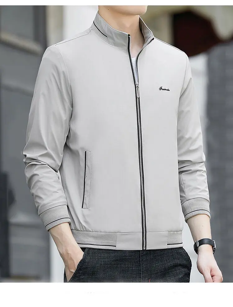 Áo khoác dù nam cán dày, kiểu dáng đơn giản-D01 Menswear Tay Dài