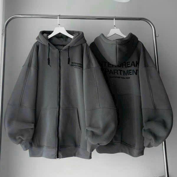 Product Introduction of [ẢNH THẬT-CÓ SẴN] Áo Khoác Nỉ Hoodie Zip INTERBREAK Nhiều Màu Form Rộng Unisex Nam Nữ - Áo Hoodie dây kéo Jaystoree áo  hoodie Top 23