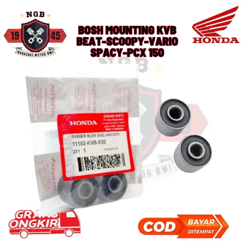 Bosh Mounting Mesin Honda Beat , Scoopy , Vario , Spacy , PCX 150 KVB Karet Bosh Mounting Beat POP