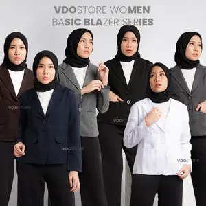 BLAZER WANITA PREMIUM - M L XL 2L 3L 4L 5L 6L - ATASAN KERJA JAS KANTOR JUMBO BIG SIZE PAKAIAN BLAZER JUMBO WANITA FORMAL XXL 2XL 3XL 4XL 5XL  6XL LD 120 CEWEK BLEZER BLEZZER SIDANG SKRIPSI OUTER AUTER SET VDOSTORE