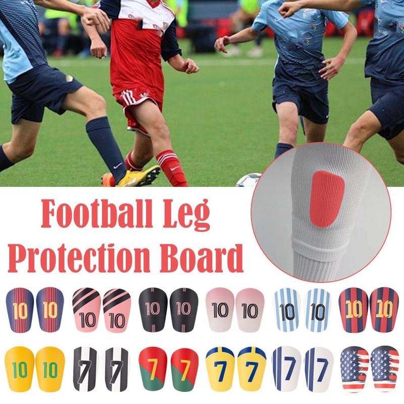 Product Introduction of 1pair Mini Football Leg Guards With Printed Star Numbers And Logos 29