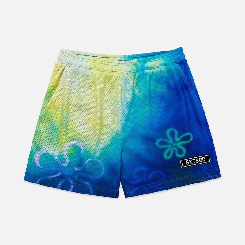 Product Introduction of American Fashion Brand Sports Mesh Shorts Men's Summer Quick-Drying Sports Running Fitness Four Points below Knee Basketball Pants 9
