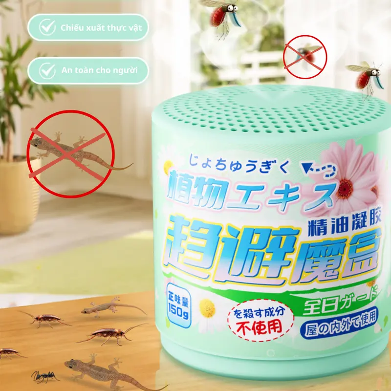 Thuốc Đuổi Côn Trung, Thằn Lằn Trong Nhà Hộp 120gr - Hộp Sáp Đuổi Côn Trùng, Đuổi Ruồi Muỗi Gián Kiến An Toàn Cho Người 5
