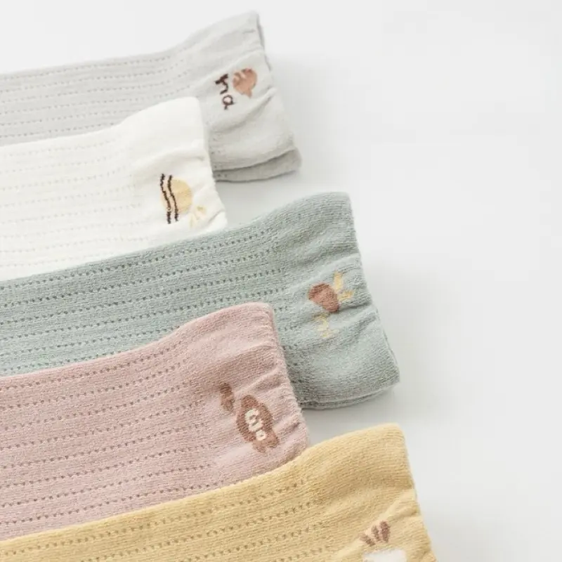 Tất Lưới Cho Bé Dài Qua Đầu Gối, Vớ Cotton Thoáng Khí Cho Bé Trai Và Bé Gái TAT12 8