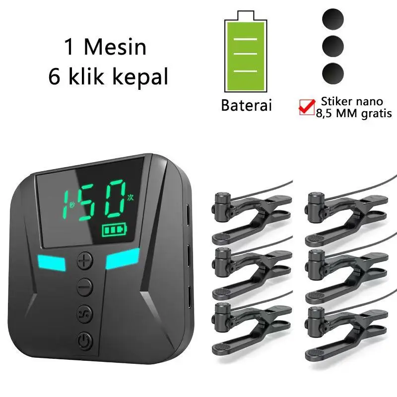 1 mesin 6 klik kepal