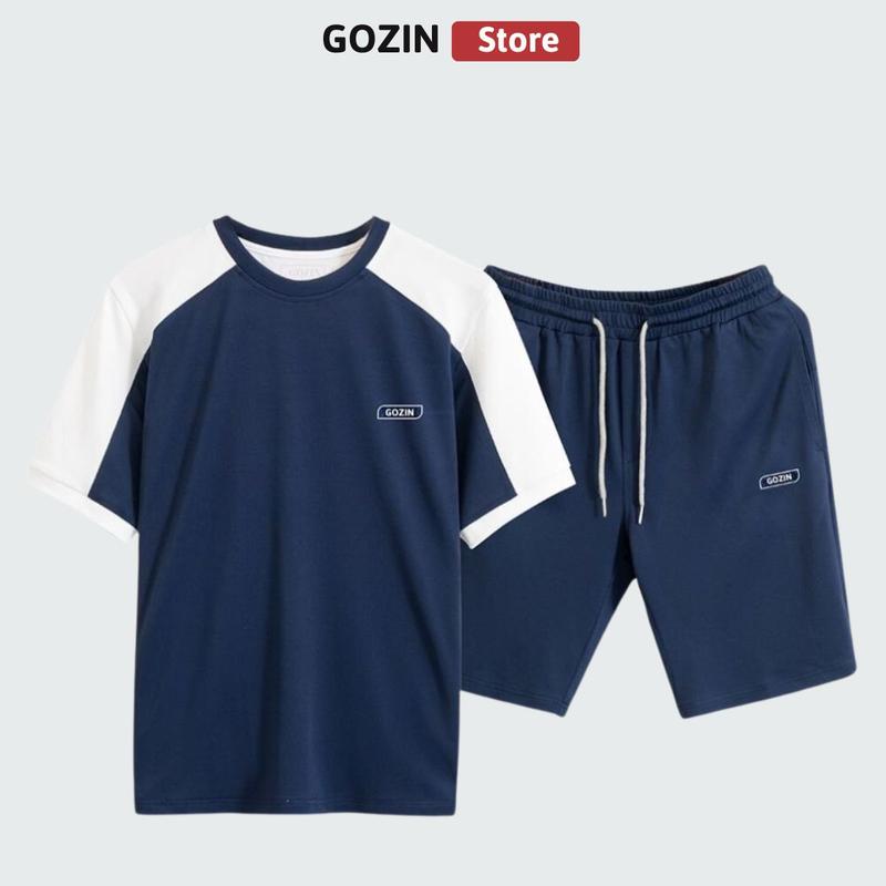 Bộ Đồ Nam Gozin Store Cộc Tay Có Cổ, Bộ Quần Áo Polo Thời Trang, Co Giãn, Thoáng Khí -JA 10