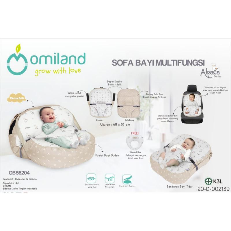 MOMS_Omiland Sofa Bayi //Omiland Sofa Bayi Multi Fungsi Alpaca Series 2