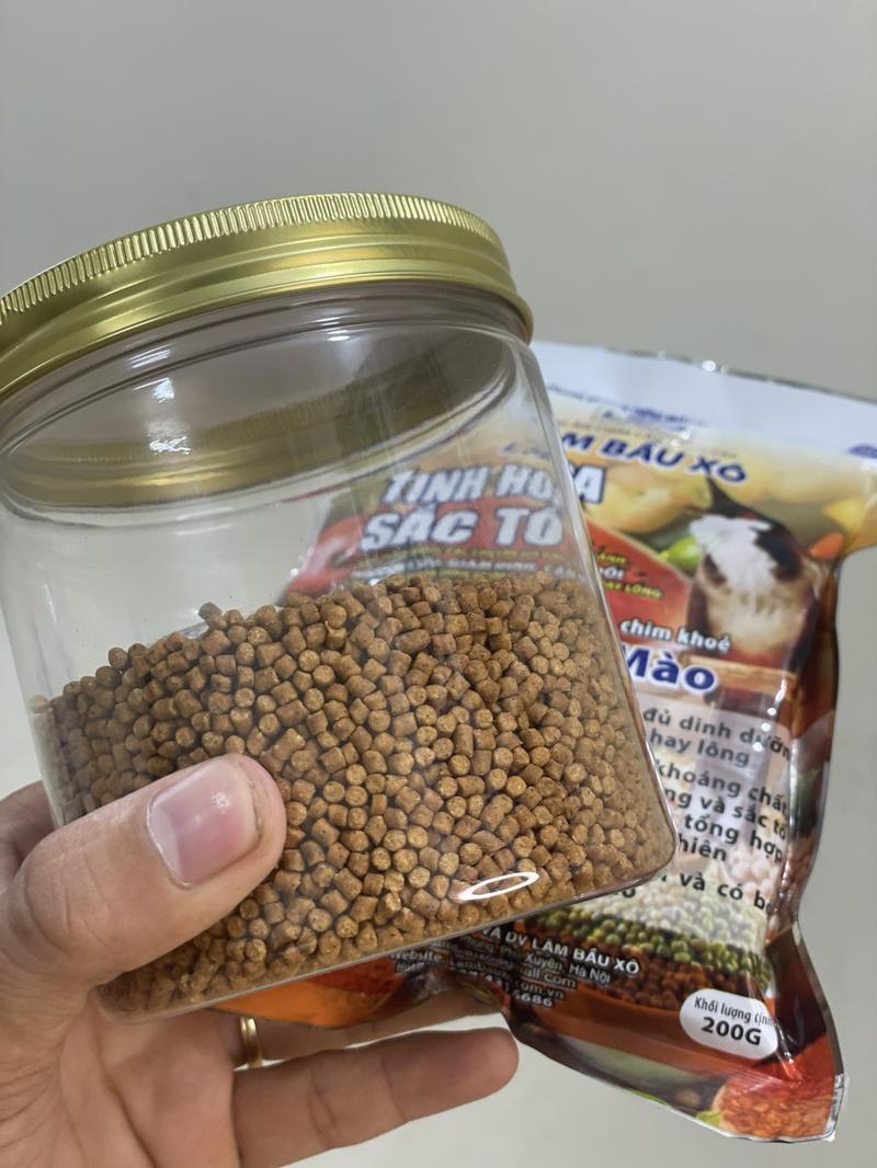 Product Introduction of Cám Tinh Hoa Sắc Tố cho Chào Mào - Thay Lông Bóng Mượt, Sắc Đỏ Chim Mát - Cung Cấp Đầy Đủ Dinh Dưỡng Cho Chim 1