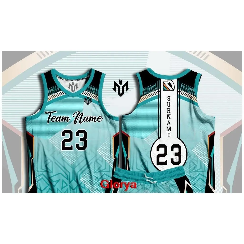 [Free Customized Name and Number]Glorya MEGZ BKB181 Customize Basketball Jersey Full Sublimation