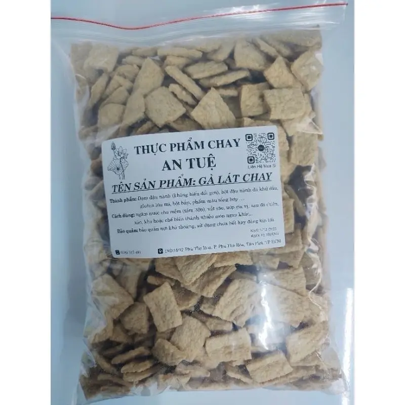 Sản phẩm 1 KG GÀ LÁT CHAY AN TUỆ CAO CẤP/không biến đổi gen